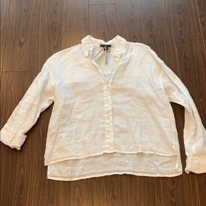 James Perse linen top